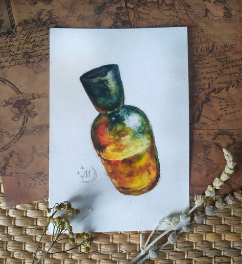 #darksouls #darksouls3 #watercolor #fanart #painting Estus Flask, Watercolor Fanart, Dark Souls 3, Dark Souls, Flask, Fan Art, Pins, Art