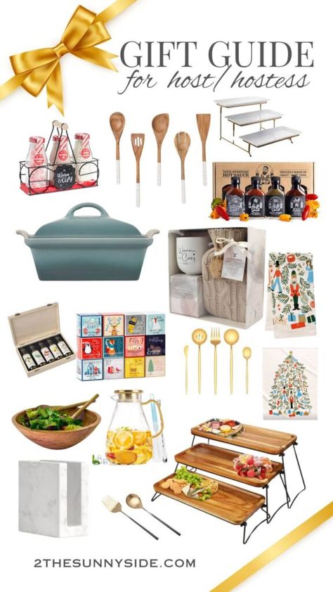 Gift Guide collage image of ideas for the host or hostess. Funny Makeup, Important People In Your Life, Diy Gifts Ideas, Brother Christmas, Top Christmas Gifts, Latest Tech Gadgets, Entertaining Gifts, Friends Cute, Christmas Planner