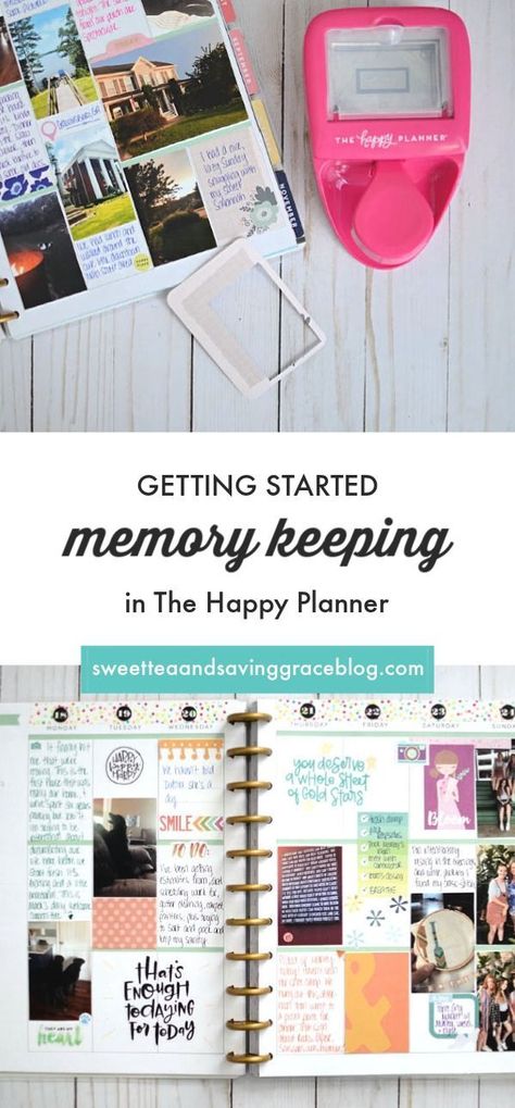 Happy Planner Scrapbook, Happy Planner Scrapbooking, Memory Planner Layouts, Memory Keeping Ideas, Tea Ministry, Modern Scrapbooking, Memory Keeping Journal, Memory Planning, Diy Journaling