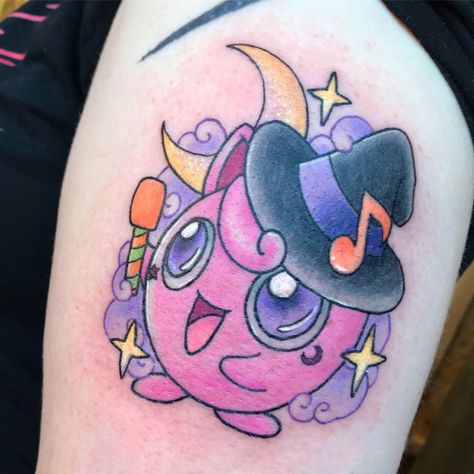 Togepi Tattoo, Jigglypuff Tattoo, Pochita Tattoo, Mew Tattoo, Rose Gold Tattoo, Sarah Tattoo, Bubble Tattoo, Holding Knife, Ems Tattoos