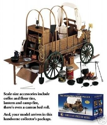 Franklin Mint: Diecast Western Chuck Wagon - 1:16 scale | #47689992 Old West Photos, Horse Wagon, Chuck Box, Wagon Cart, Horse Drawn Wagon, Cattle Drive, Old Wagons, Wooden Wagon, Chuck Wagon