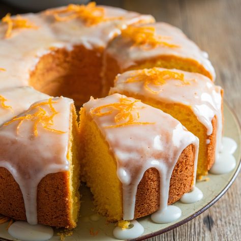 Fresh Orange Pound Cake Recipe - FunSweetRecipes Orange Crush Pound Cake, Orange Velvet Pound Cake, Healthy Orange Cake, Easy Orange Pound Cake, Mandarin Orange Cake Recipe, Orange Pound Cake Recipe, Orange Juice Cake, Orange Pound Cake, Vegan Oatmeal