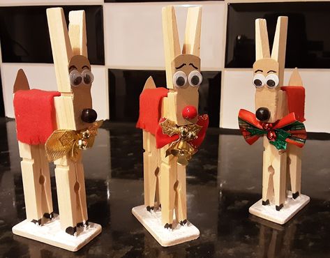 Peg Reindeer, After School Routine, Reindeer Craft, School Routine, Salt And Light, Wooden Christmas, Xmas Ornaments, Clothes Pins, Project Ideas