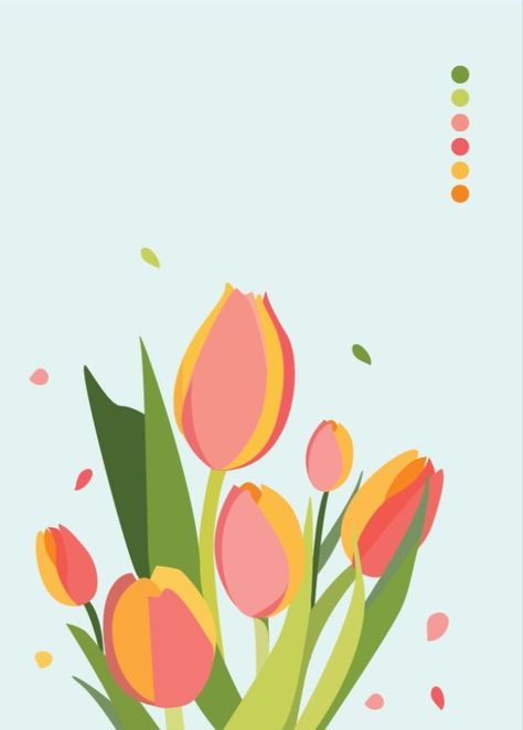 Let's growing upTulip flowers illustration and flat design.I will design for you an awesome custom characterflat IllustrationWebvector illustrationDesign art and many more :) Tulip Vector Illustration, Tulips Illustration Drawing, Flat Flower Illustration, Flower Flat Illustration, Tulip Flower Illustration, Flower Animation Illustration, Spring Vector Illustration, Spring Flower Illustration, Tulip Graphic Design