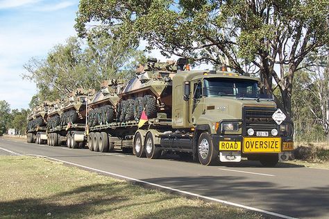 Transport Truck, Road Train, Military Vehicles, The Road, Trucks, Train, Road, Vehicles