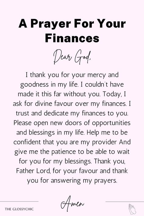 A prayer for your finances Prayer Over Finances, Prayers For Successful Business, Prayers For Financial Breakthrough, Blessing Prayers, Prayer For Finances, Financial Blessing, Financial Breakthrough, Financial Prayers, Prayer Points