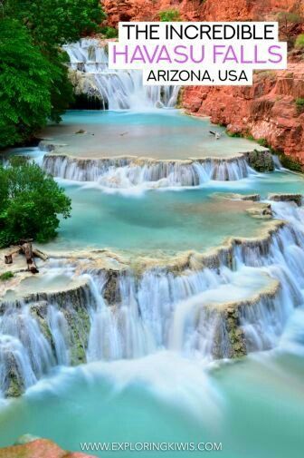 Havasu Falls Arizona, Havasupai Falls, Arizona Vacation, Havasu Falls, Arizona Road Trip, Arizona Hiking, Arizona Travel, Fall Hiking, Usa Travel Destinations