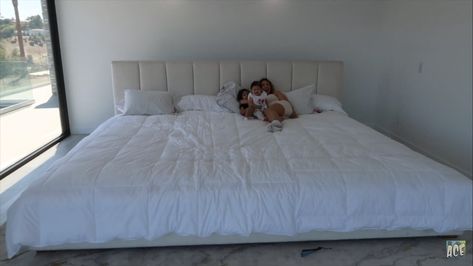 Ace Family Bed, Massive Bed, Extra Large Bed, Giant Bed, The Ace Family, Huge Bed, Dreamy Bed, House Shifting, Luxury Room Bedroom