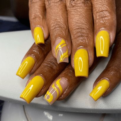 Nail Colors For Darker Skin Tones, Nice Nail Colors, Orange Nails By Skin Tone Range, Summer Nails 2023 Black Women, Acrylic Nails For Dark Skin Tone, Nail Ideas For Dark Skin, Bright Gel Nail Designs, Mustard Yellow Nails Designs, Cute Nail Colors For Dark Skin