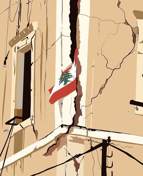 Beirut Explosion Art, Lebanon Illustration Art, Beirut Illustration, Lebanese Posters, Lebanon Drawing, Lebanon Wallpaper, Lebanon Drawing Ideas, Lebanon Poster, Lebanon Independence Day