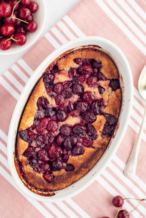 Sour Cherry Pudding Cherry Pudding Cake, Family Reunion Food Ideas, Reunion Food Ideas, Cherry Pudding, Family Reunion Food, Home Made Cake, Vanilla Bean Ice Cream, Cherry Cake, Topsy Turvy