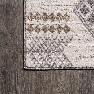 Inspired by vintage Moroccan rugs, our modern version is ideal for a living room, bedroom or entry. Tribal Berber geometric symbols are woven in gray on a field of ivory; the mingled threads recall vintage handwoven rugs. Add modern Bohemian style to your home with this easy-care rug.Features: 100% PolypropyleneA mingled weave of ivory and light gray fibers in the background give this rug extra dimension; the pattern is woven in medium gray and light brownLow pile synthetic fiber construction wi Modern Bohemian Style, Geometric Symbols, Vintage Moroccan Rugs, Geometric Area Rug, Modern Bohemian, Beige Rug, Vintage Moroccan, Indoor Area Rugs, Geometric Rug