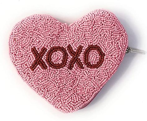 Amazon.com: XOXO Coin Purse, Candy Heart Coin Purse, Valentines Day Gifts, Coin Purse Pouch, Beaded Coin Purse, Beaded Purse, Best Friend Gift, Positive Gifts, Party Favors, Wallets for her : Clothing, Shoes & Jewelry Heart Coin Purse, Beaded Coin Purse, Heart Coin, Lipstick Kiss, Positive Gift, Valentines Day Gifts, Beaded Purses, Purse Accessories, Best Friend Gift