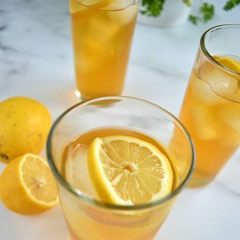 Rooibos Iced Tea Easy Iced Tea Recipes, Rooibos Tea Recipes, Rooibos Iced Tea, Easy Iced Tea, Smoothie With Spinach, Grapefruit Smoothie, Thai Cucumber, Iced Tea Recipes Homemade, Thai Cucumber Salad