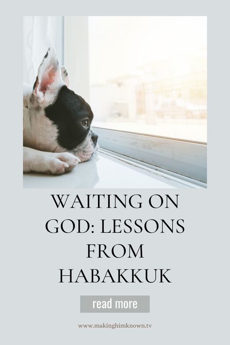 Habbakuk Bible Study, Habakkuk Bible Study, Habakkuk 3:17-19, Bible Books, School Material, Bible Topics, Book Of Job, Waiting On God, Good Results