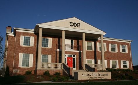 Fraternity House, Frat House, Sigma Phi Epsilon, Wichita State University, Sorority House, House Aesthetic, Wichita Kansas, Greek Life, Fraternity