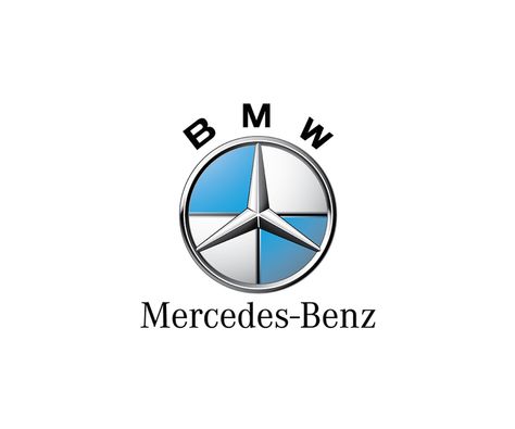 Combined logos of famous brands: BMW / Mercedes-Benz Mercedes Logo, Good Anime Series, Cute Asian Babies, Mercedes Benz Logo, Imagine If, Coming Soon Page, Benz Car, Picture Logo, Popular Brands