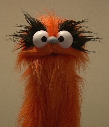 Cute Puppets, Orange Characters, Fluffy Monster, Muppets Party, Friendly Monster, Orange Monster, Puppet Costume, Custom Puppets, Puppets Diy