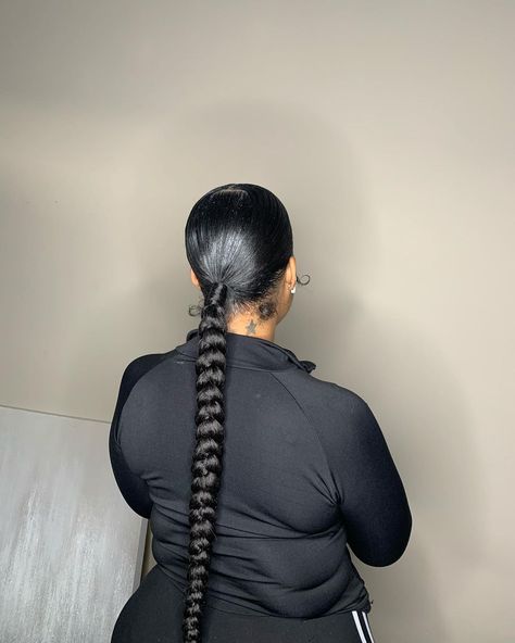 Low braided ponytail ! 🤩 $45 special hair included ! 😌🎉 #knotlessbraids #knotlessboxbraids #knotlessbraidsatl #atlknotlessbraids… Low Braided Ponytail, Ponytail Braided, Sleek Braided Ponytail, Sleek Braid, Puff Ponytail, Pretty Ponytails, Low Ponytail Hairstyles, Tan Skin Blonde Hair, Sleek Ponytail Hairstyles