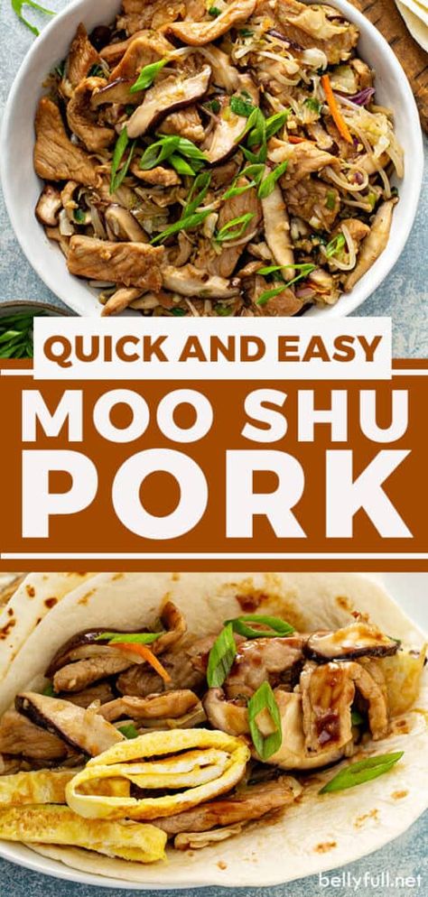 Pork Strips Recipes Dinners, Moo Shu Pork, Pork Stir Fry Recipes, Moo Shu, Ground Pork Recipes, Main Food, Pork Stir Fry, Stir Fry Dishes, Stir Fry Recipe