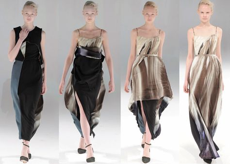 COLLECTION AUTOMNE/HIVER - Hussein Chalayan - 2013 Transforming Dress, Hussein Chalayan, Best Summer Dresses, 21st Dresses, Autumn Dress, Future Fashion, Mean Girls, Jean Paul Gaultier, Costume Design