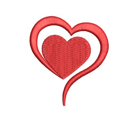 Heart Embroidery design Heart Embroidery, Heart Motif, 3d Embroidery, Machine Embroidery Projects, Winter Girls, Free Embroidery Designs, Valentines Day Hearts, Free Embroidery, Embroidery Projects