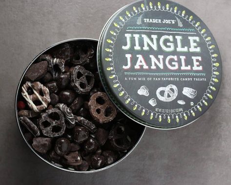 Trader Joe's Jingle Jangle review #traderjoes Jingle Jangle Recipe, Best Trader Joes Products, Trader Joes Food, Jingle Jangle, Dessert Items, Trader Joes Recipes, Festive Treats, Favorite Candy, Trader Joe’s