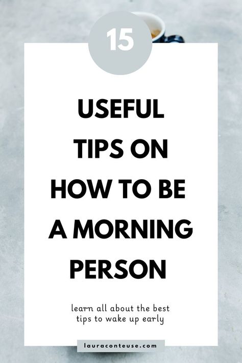 Learn how to be a morning person & how to start waking up earlier! This blog post will guide you through creating effective early morning routines and a successful morning routine. Discover how to start waking up early and how to wake up early without feeling tired. Find out how to wake up not tired and the best strategies for how to wake up earlier. Transform your mornings and embrace the morning person aesthetic for a productive day ahead! Wake Up At 4am Mornings, How To Build A Morning Routine, How To Wake Up Earlier, How To Be A Morning Person, How To Become A Morning Person, Morning Person Aesthetic, Morning Routine Schedule, Successful Morning Routine, Person Aesthetic