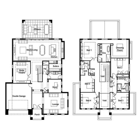 House Floor Plans on Instagram: “This bespoke French provincial floor plan features multiple living areas on the ground floor and 5 decent sized bedrooms on the upper level…” French Provincial House, French House Floor Plans, French Villa Floor Plan, Parisian House Floor Plan, French Provincial Floor Plans, French Provincial Office, French Provincial Home Plans, French Provincial Fireplace, French Manor Floor Plan