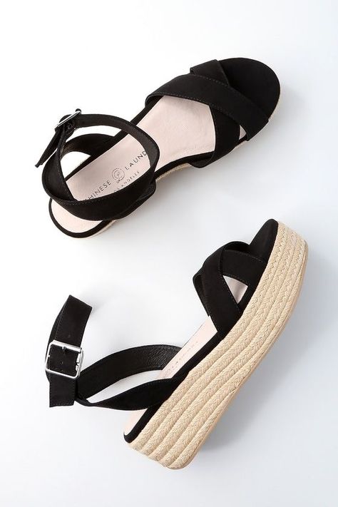 Amazon Sandals, Heel Sandals Outfit, Toe Post Sandals, Studded Heels, Flatform Sandals, Chinese Laundry, Pretty Shoes, Ankle Strap Heels, Trendy Shoes