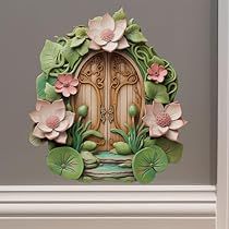 Gate Event, Lotus Garden, Lotus Leaves, Cat Door, Fairy Door, Fairy Doors, Love Wall, Garden House, Fairy Gardens