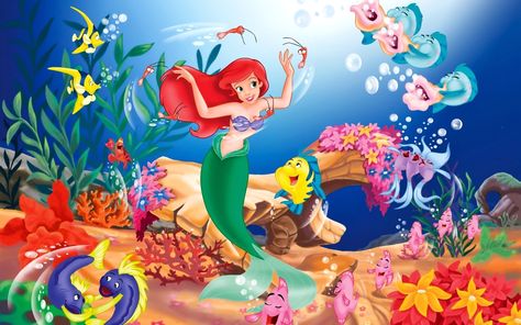 Princesa Ariel Disney, Ariel Wallpaper, Little Mermaid Wallpaper, Goth Disney, Ariel Disney, Mermaid Wallpapers, Mermaid Photos, Ariel Mermaid, Images Disney