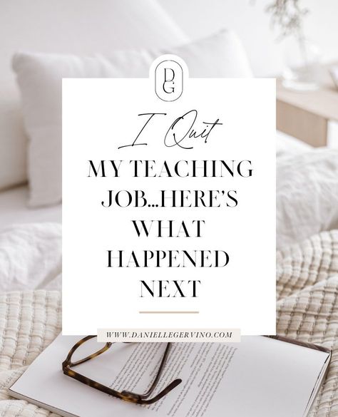 I quit my teaching job and changed careers. Talking about why I quit teaching, and how I navigated a career change to a new field | Career advice, career change for teachers, teacher career change How To Quit A Job Gracefully, Quitting Teaching, Career Change For Teachers, Teaching 3rd Grade, Quit Teaching, Can’t Find A Job, Career Change Resume, Finding The Right Career, Teacher Career