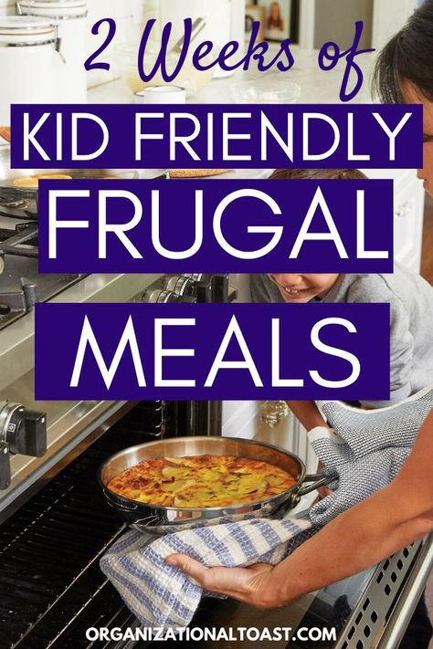 Simple and cheap meals to feed your family on a budget. Kid friendly ideas that won't break the bank. Includes meal ideas, recipes and more to help you feed your family for less. Includes 2 dollar dinners and 5 dollar dinners! So many tasty options! 5 Dollar Meals Families, Budget Kid Friendly Meals, Cheap Kid Friendly Meals, 5 Dollar Dinners, Frugal Recipes Healthy, Dollar Dinners, Meal Planing, Easy Kid Friendly Dinners, Simple Supper