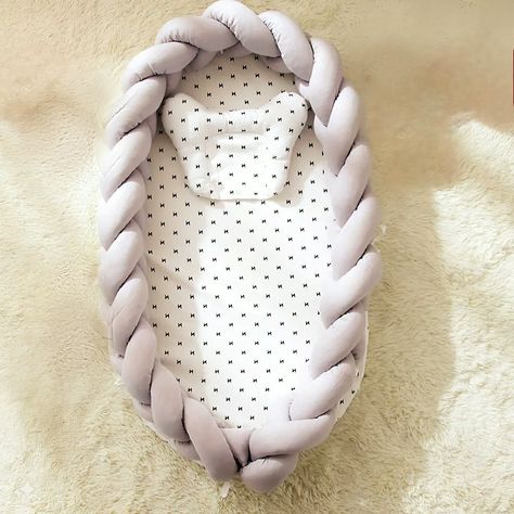 The coolest bed I've ever seen ��😍 #cotbed #plaitbed #baby #babybed #babyaccessories ##babyshop #photooftheday #picoftheday #onlinebabyshop Newborn Bed, Nursery Glider, Portable Crib, Soft Mattress, Baby Cradle, Baby Bassinet, Material Bed, Baby Nest, Baby Cribs