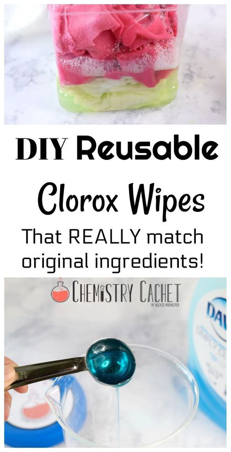 DIY Reusable Clorox Wipes (That REALLY Match the Original Ingredients!) Homemade Disinfecting Wipes, Fitness Smoothies, Diy Cleaning Wipes, Homemade Cleaning Supplies, Clorox Wipes, Disinfecting Wipes, Disinfectant Spray, Homemade Cleaning Products, Household Cleaning Tips