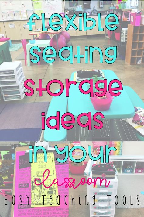 When I fully embarked on the flexible seating journey last year, I wasn't sure where my students would store all of their stuff.  Where will their books go, notebooks, and supplies?  Was I going to do community supplies, individual supplies, or a mix of both?  See what worked and didn't in our class as we tried our different flexible seating storage. Scoop Chair Storage Classroom, Flexible Seating Storage, Flexible Seating Classroom Elementary, Alternative Seating Classroom, Flexible Seating Classroom, Student Storage, Supply Organization, Seating Storage, Wedding Table Seating Plan