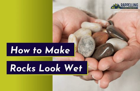 How to Make Rocks Look Wet? (6 EASY Tips) Resin Rocks Diy, How To Polish Rocks By Hand, How To Make Rocks Shiny, How To Clean Rocks, Polishing Rocks, Beach Rocks Crafts, Rock Tumbler Diy, Rock Polishing, How To Polish Rocks