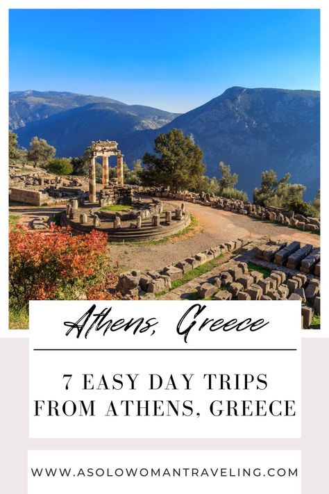 2 Day Athens Itinerary, 5 Days In Athens, Athens Day Trips, Day Trips From Athens Greece, Day Trips From Athens, 1 Day Trip, Athens City, Greek Vacation, Greece Itinerary