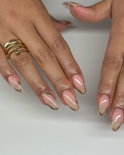 classy girl 🩰✨ gelx fill using @shopagaloreco structure gel in natural pink + diamond steel top coat 🤍 use code ‘ALEXIA10’ at checkout 🤎 #nails #nailinspo #nailsofinstagram #classynails #prettynails #chromenails #simplenails #goldnails #naturalnails #gelx #gelxnails #gelxinspo #gelxnailtech #cltnails #cltnailtechs #naildesign #weddingnails Nail Aesthetics, Classy Girl, Classy Nails, Nails Short, Chic Nails, Short Acrylic Nails, Dope Nails, Chrome Nails, Gold Nails