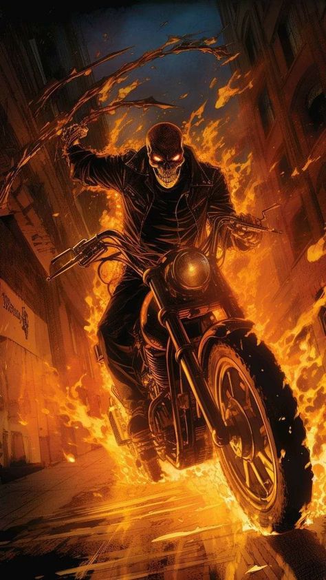 Ghost Rider Drawing, Ghost Rider 2099, Ghost Rider Tattoo, Ghost Rider 2007, Marvel Comic Book Characters, Rider Wallpaper, Ghost Soldiers, Ghost Rider Wallpaper, Marvel Superheroes Art