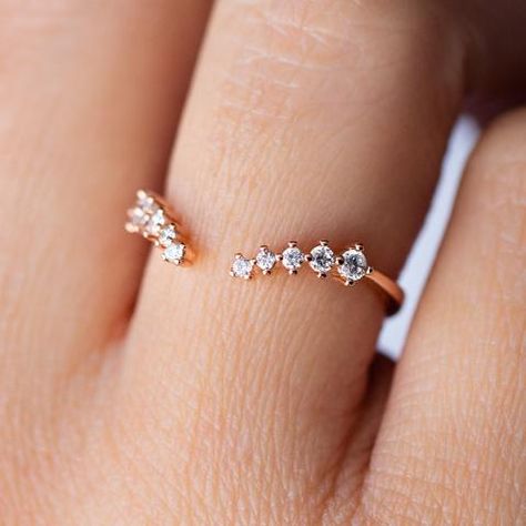 Cute Promise Rings, Queen Rings, Local Eclectic, Simple Band, Gold Ring Designs, Ice Queen, Vermeil Jewelry, Cute Rings, Girly Jewelry