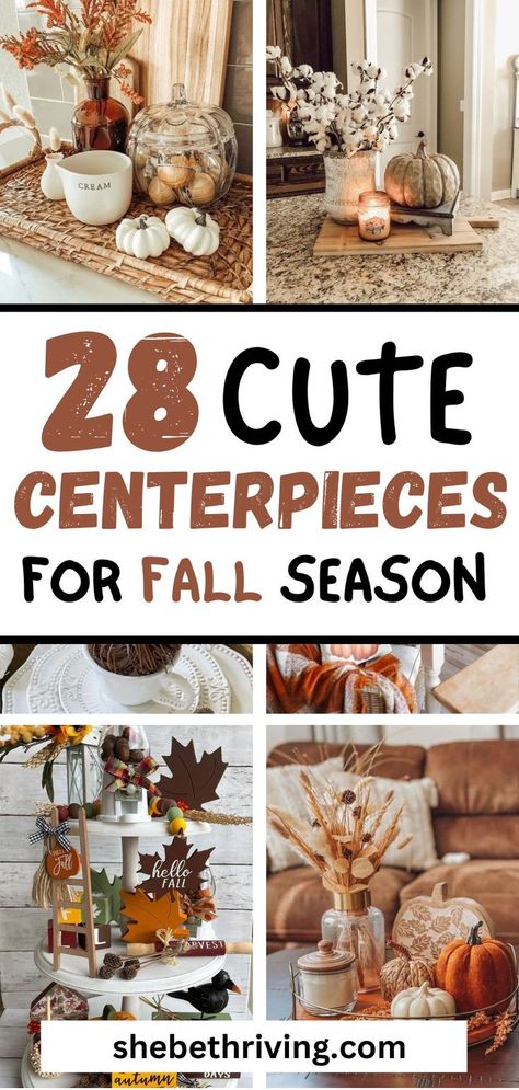 30 Easy Fall Centerpieces To Transform Your Table Setting Fall Decor On Table, Easy Diy Fall Centerpieces For Table, Rustic Fall Table Decor Centerpieces, Fall Tray Centerpieces For Table, Dollar Tree Fall Table Decor, Fall Centerpieces For Table Dollar Store, Fall Round Table Centerpieces, Fall Kitchen Table Centerpieces, Fall Island Centerpiece Ideas