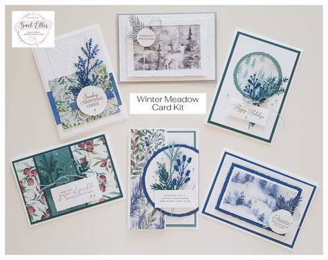 Gail Ellis, Winter Meadow, Cards Tutorial, Cheers Card, Poinsettia Cards, Rose Paper, Stamped Christmas Cards, Stampin Up Christmas Cards, Fall Mini