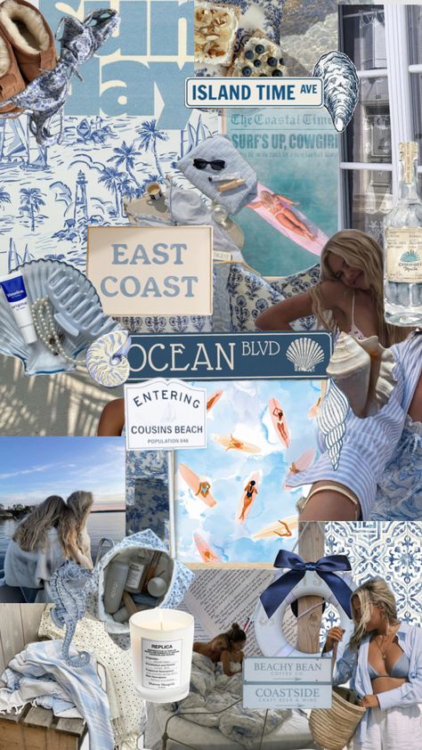 Costal granddaughter Costal Granddaughter Wallpapers, Ocean Room Decor, Costal Granddaughter, Granddaughter Aesthetic, Printable Wall Collage, Ocean Room, Coastal Wallpaper, Cute Summer Wallpapers, Coastal Life