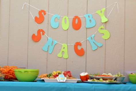 Scooby Snacks banner for a Scooby Doo party Scooby Doo Birthday Party Ideas, Scooby Doo Birthday, Scooby Doo Birthday Party, Birthday Party Snacks, Scooby Snacks, Fourth Birthday, 6th Birthday Parties, 4th Birthday Parties, Third Birthday