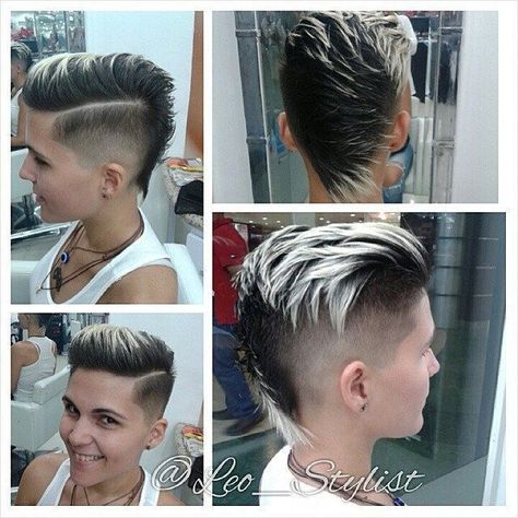 Trendy We Fryzurach, Hair Trends 2015, Sweet Hairstyles, Boy Cut, Edgy Haircuts, Extreme Hair, Mohawk Hairstyles, Short Hair Undercut, Mens Hair Trends