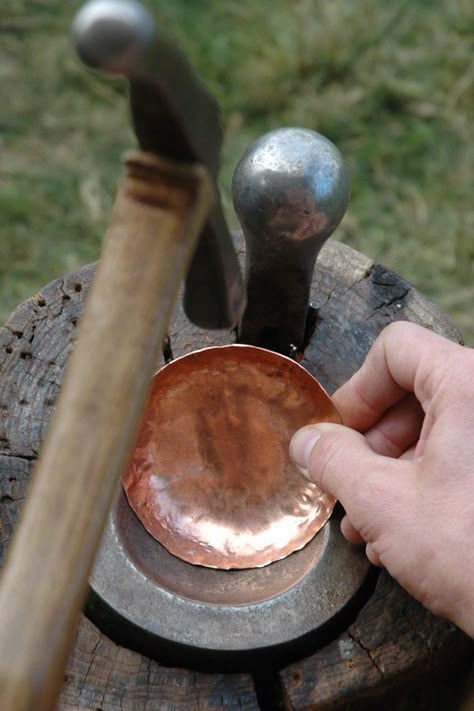 Copper Smithing, Forging Tools, Metric Conversion, Copper Work, Metal Shaping, Copper Crafts, Blacksmith Tools, Blacksmith Projects, Metal Embossing