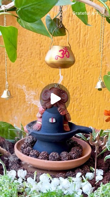 Shivling In Home Garden, Mahadev Shivratri, Shiv Ratri, Mahadev Shiva, Om Namah Shivaya, Srinagar, March 3rd, Mini Garden, Lord Shiva