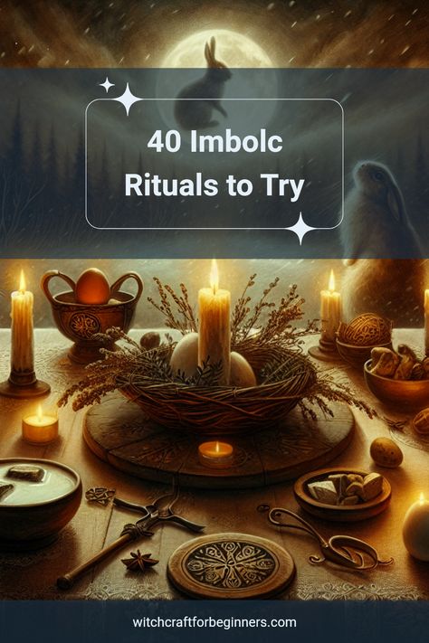 Explore 40 unique and meaningful rituals for celebrating Imbolc, perfect for beginner witches and those looking to deepen their connection to seasonal traditions. Imbolc, marking the halfway point between Winter and Spring, is a wonderful opportunity to honor the changing seasons. In this listicle, you'll find rituals focused on purification, fire, and the preparation of the earth for new growth. Celebrate the return of light and warmth in your life with these engaging practices to create a fulfilling and joyous Imbolc celebration. Imbolc Spells, Imbolc Activities, Imbolc Rituals, Imbolc Celebration, Imbolc Aesthetic, Celebrating Imbolc, Seasonal Traditions, Imbolc Ritual, Beginner Witches